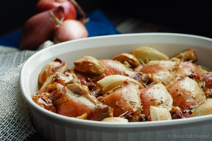 Baked Rosemary Chicken with Apples
